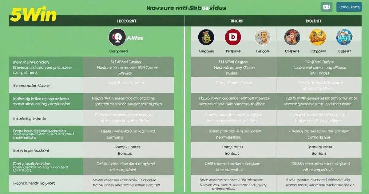 Comparando o 5Win com outras plataformas de apostas